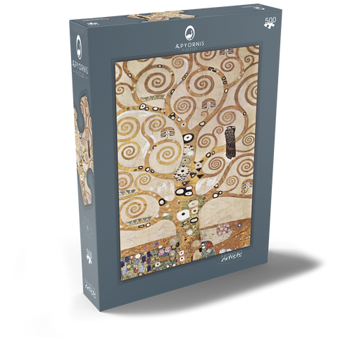 Gustav Klimt's L'Arbre de Vie (1905-1909) 500 Puzzle Schachtel Ansicht2