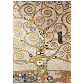 Darstellung des Puzzle Motivs Gustav Klimt's L'Arbre de Vie (1905-1909) - Puzzleteile: 500