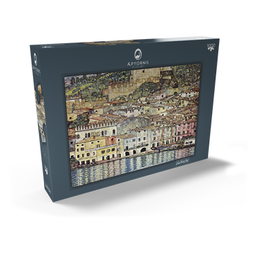Gustav Klimt's Malcesine am Gardasee (1913) 1000 Puzzle Schachtel Ansicht2