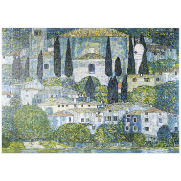puzzleplate Gustav Klimt's Kirche in Cassone (1913) 1000 Puzzle