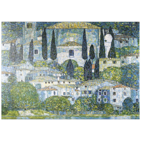 puzzleplate Gustav Klimt's Kirche in Cassone (1913) 1000 Puzzle