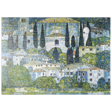puzzleplate Gustav Klimt's Kirche in Cassone (1913) 100 Puzzle