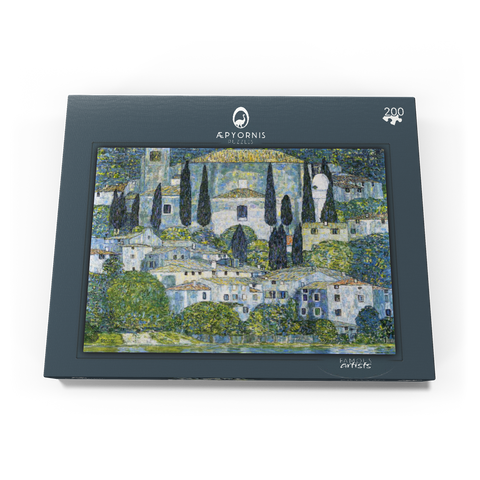 Gustav Klimt's Kirche in Cassone (1913) 200 Puzzle Schachtel Ansicht3