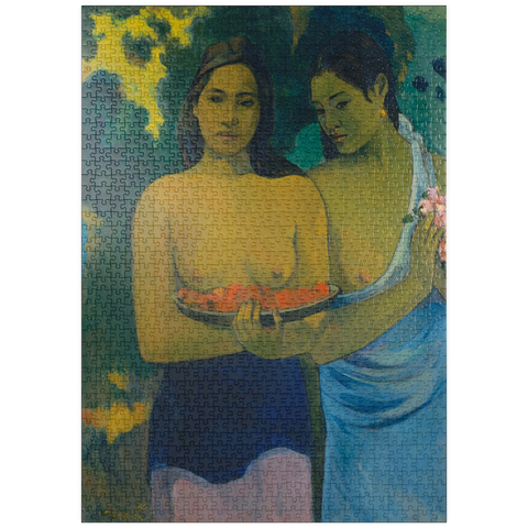puzzleplate Two Tahitian Women (1899) by Paul Gauguin 1000 Puzzle