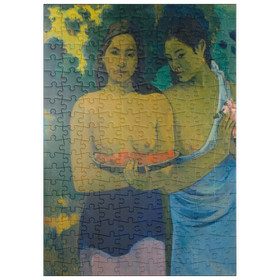 Darstellung des Puzzle-Motivs Two Tahitian Women (1899) by Paul Gauguin – Puzzleteile: 200