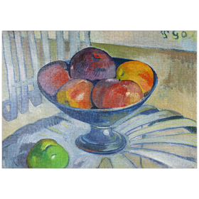 Darstellung des Puzzle-Motivs Fruit Dish on a Garden Chair (ca. 1890) by Paul Gauguin – Puzzleteile: 1000