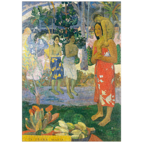 Darstellung des Puzzle Motivs Hail Mary (Ia Orana Maria) (1891) by Paul Gauguin - Puzzleteile: 1000