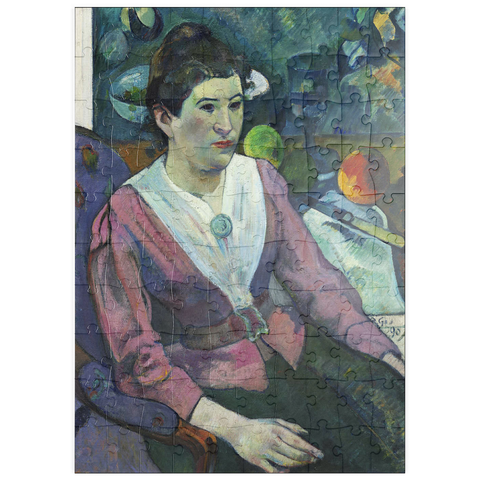 puzzleplate Woman in front of a Still Life by Cézanne (1890) by Paul Gauguin 100 Puzzle