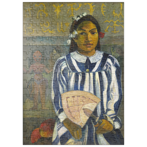 puzzleplate Tehamana Has Many Parents or The Ancestors of Tehamana (Merahi metua no Tehamana) (1893) by Paul Gauguin 200 Puzzle
