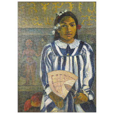 puzzleplate Tehamana Has Many Parents or The Ancestors of Tehamana (Merahi metua no Tehamana) (1893) by Paul Gauguin 500 Puzzle