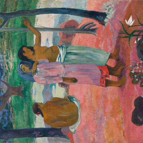 The Call (1902) by Paul Gauguin 1000 Puzzle 3D Modell