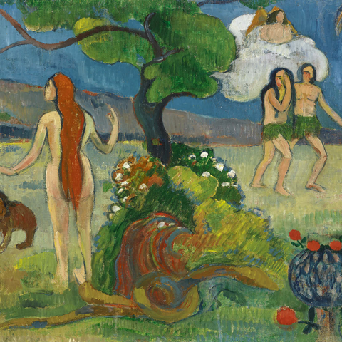Paradise Lost (1848-1903) by Paul Gauguin 1000 Puzzle 3D Modell