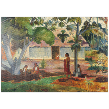 puzzleplate The Large Tree (1891) by Paul Gauguin 1000 Puzzle