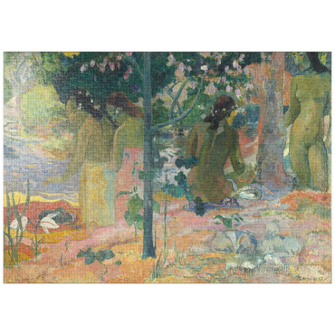puzzleplate The Bathers (1897) by Paul Gauguin 1000 Puzzle