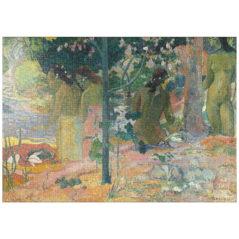 puzzleplate The Bathers (1897) by Paul Gauguin 1000 Puzzle