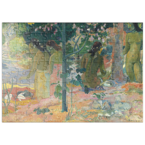 puzzleplate The Bathers (1897) by Paul Gauguin 100 Puzzle