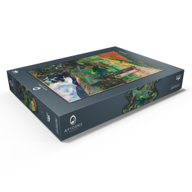 Darstellung des Puzzle Motivs Tahitian Landscape (1892) by Paul Gauguin - Puzzleteile: 1000