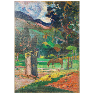 puzzleplate Tahitian Landscape (1892) by Paul Gauguin 1000 Puzzle