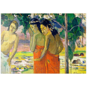 Darstellung des Puzzle-Motivs Three Tahitian Women (1896) by Paul Gauguin – Puzzleteile: 1000