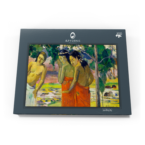 Three Tahitian Women (1896) by Paul Gauguin 100 Puzzle Schachtel Ansicht3