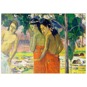Darstellung des Puzzle Motivs Three Tahitian Women (1896) by Paul Gauguin - Puzzleteile: 500