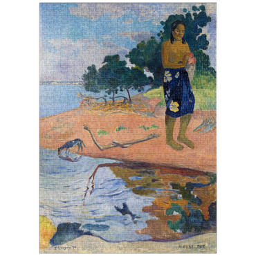 puzzleplate Haere Pape (1892) by Paul Gauguin 1000 Puzzle