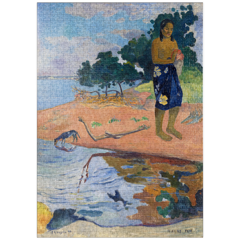puzzleplate Haere Pape (1892) by Paul Gauguin 1000 Puzzle
