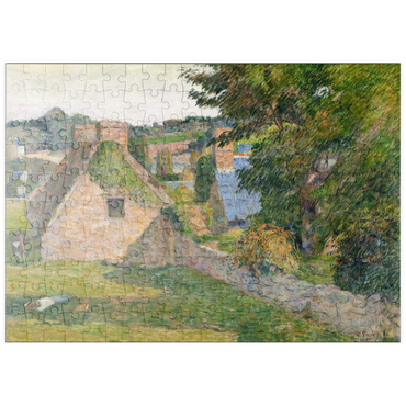 puzzleplate The Field of Derout-Lollichon (1886) by Paul Gauguin 200 Puzzle