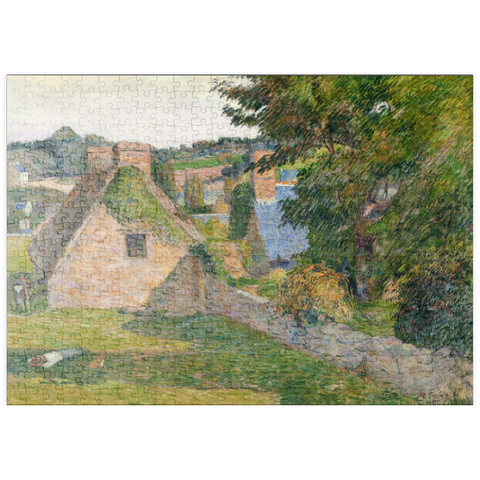 puzzleplate The Field of Derout-Lollichon (1886) by Paul Gauguin 500 Puzzle