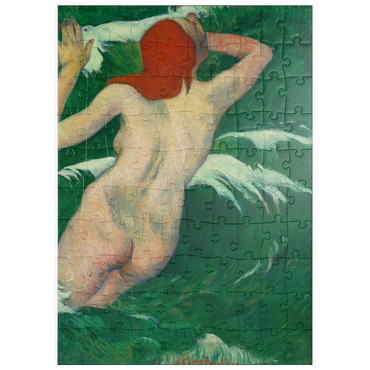 puzzleplate In the Waves (Dans les Vagues) (1889) by Paul Gauguin 100 Puzzle