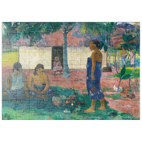 puzzleplate Why Are You Angry? (No te aha oe riri) (1896) by Paul Gauguin 100 Puzzle