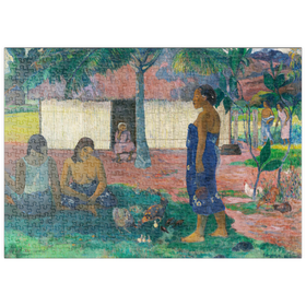 Darstellung des Puzzle-Motivs Why Are You Angry? (No te aha oe riri) (1896) by Paul Gauguin – Puzzleteile: 500