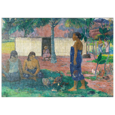 puzzleplate Why Are You Angry? (No te aha oe riri) (1896) by Paul Gauguin 500 Puzzle
