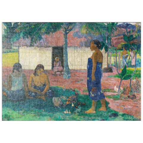 puzzleplate Why Are You Angry? (No te aha oe riri) (1896) by Paul Gauguin 500 Puzzle