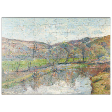 puzzleplate Brittany Landscape (1888) by Paul Gauguin 100 Puzzle