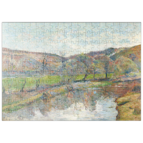 Darstellung des Puzzle-Motivs Brittany Landscape (1888) by Paul Gauguin – Puzzleteile: 200