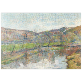 Darstellung des Puzzle-Motivs Brittany Landscape (1888) by Paul Gauguin – Puzzleteile: 500