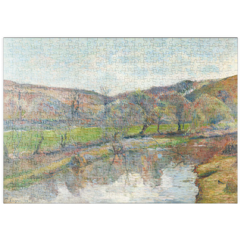 puzzleplate Brittany Landscape (1888) by Paul Gauguin 500 Puzzle