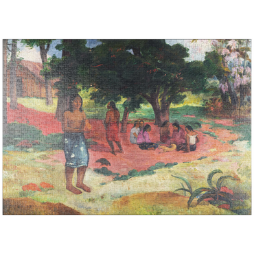 puzzleplate Whispered Words (Parau Parau) (1892) by Paul Gauguin 1000 Puzzle
