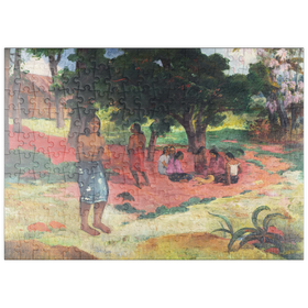 Darstellung des Puzzle-Motivs Whispered Words (Parau Parau) (1892) by Paul Gauguin – Puzzleteile: 200