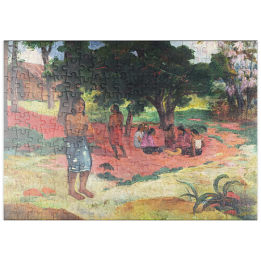 puzzleplate Whispered Words (Parau Parau) (1892) by Paul Gauguin 200 Puzzle