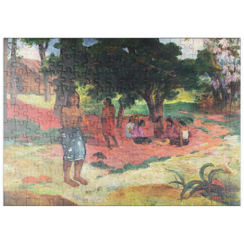 puzzleplate Whispered Words (Parau Parau) (1892) by Paul Gauguin 200 Puzzle