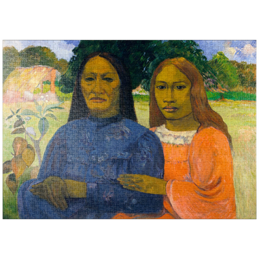 puzzleplate Two Women (ca. 1901–1902) by Paul Gauguin 1000 Puzzle