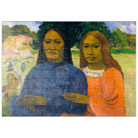 puzzleplate Two Women (ca. 1901–1902) by Paul Gauguin 100 Puzzle