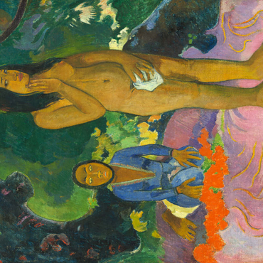 Words of the Devil (Parau na te Varua ino) (1892) by Paul Gauguin 100 Puzzle 3D Modell