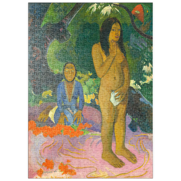 puzzleplate Words of the Devil (Parau na te Varua ino) (1892) by Paul Gauguin 500 Puzzle