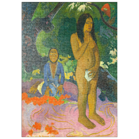 puzzleplate Words of the Devil (Parau na te Varua ino) (1892) by Paul Gauguin 500 Puzzle