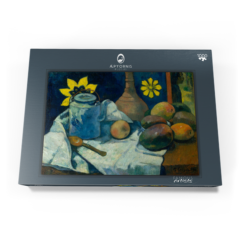 Still Life with Teapot and Fruit (1896) by Paul Gauguin 1000 Puzzle Schachtel Ansicht3