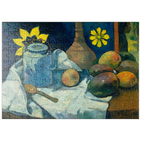 puzzleplate Still Life with Teapot and Fruit (1896) by Paul Gauguin 200 Puzzle