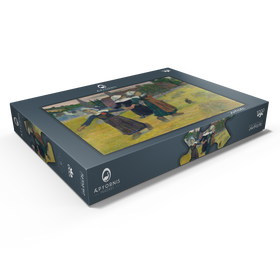 Darstellung des Puzzle Motivs Breton Girls Dancing, Pont-Aven (1888) by Paul Gauguin - Puzzleteile: 1000